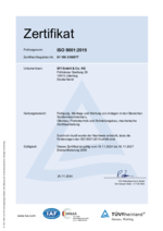 SFI Anlagenbai - ISO 9001-2015